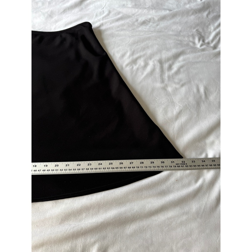 White House Black Market A-Line Knee Skirt Black 6 Minimalist Office Capsule - Picture 9 of 10